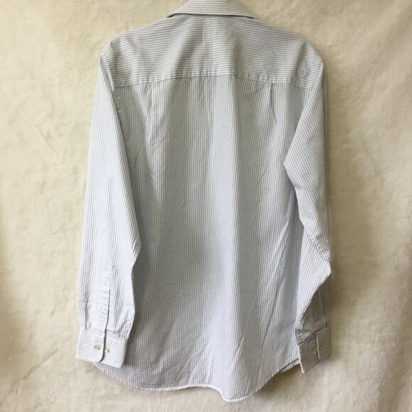 Calvin Klein White&Blue Stripes Long Sleeve Shirt - Picture 5 of 10